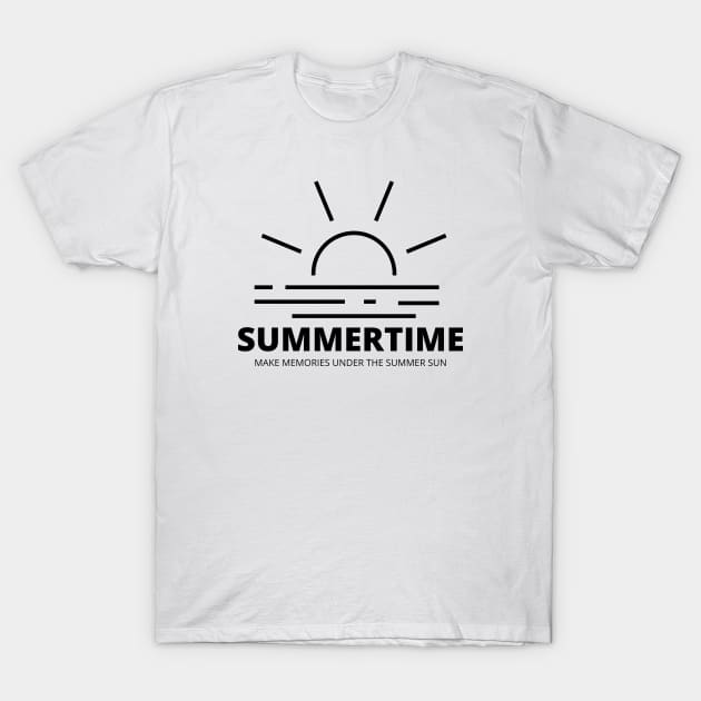 SUMMERTIME - Make Memories Under The Summer Sun! T-Shirt by MockUPTOPIA